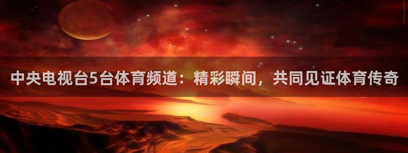 新球体育足球比分：中央电视台5台体育频道：精彩瞬间，共同见证体育传奇